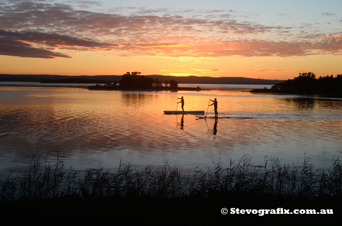 Surf Skis at Sunset, North Entrance